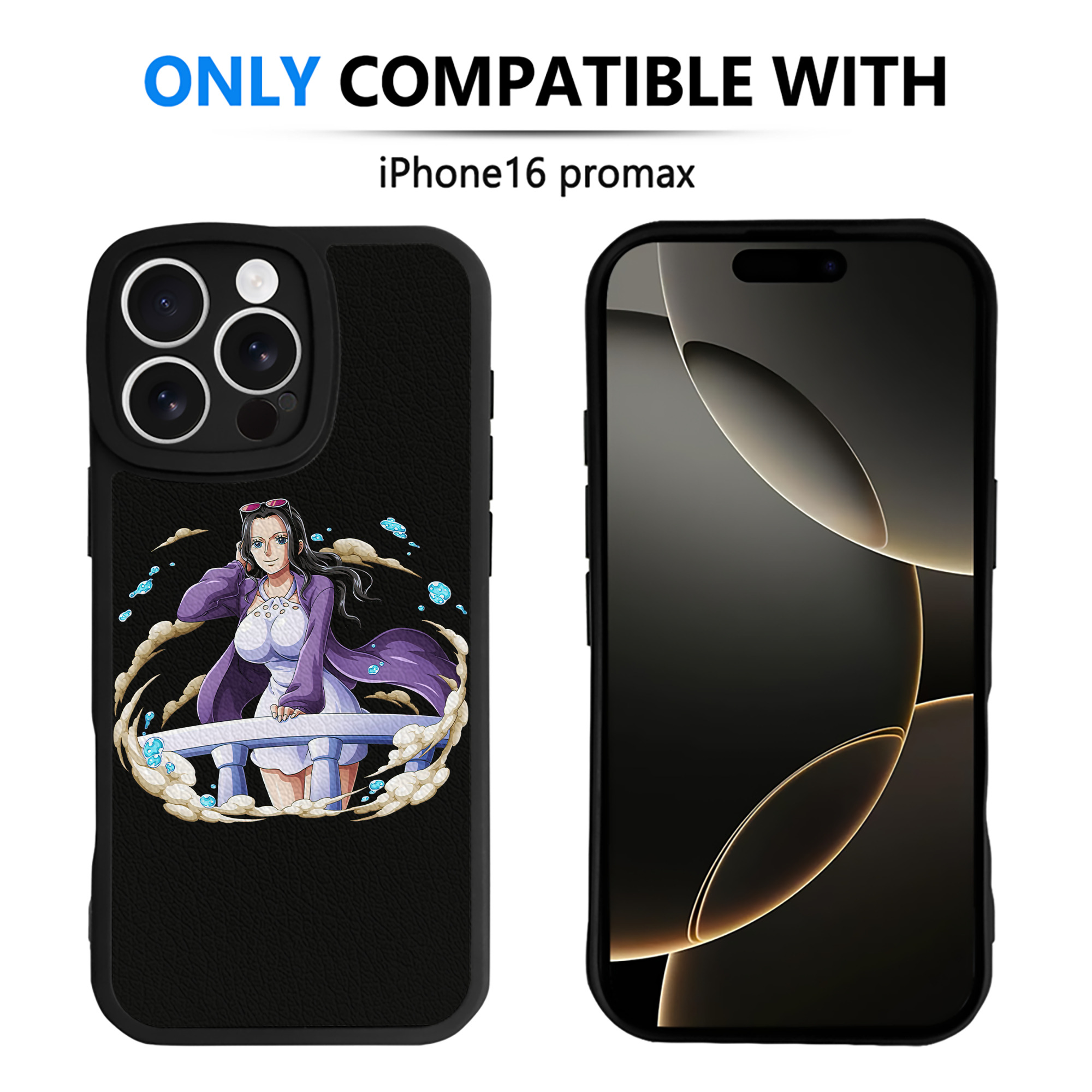 （画像用） ワンピース ニコ・ロビン ONE PIECE Nico Robin 【iPhone 16シリーズ対応】シリコンスマホケース（レザー調） 材質：シリコン